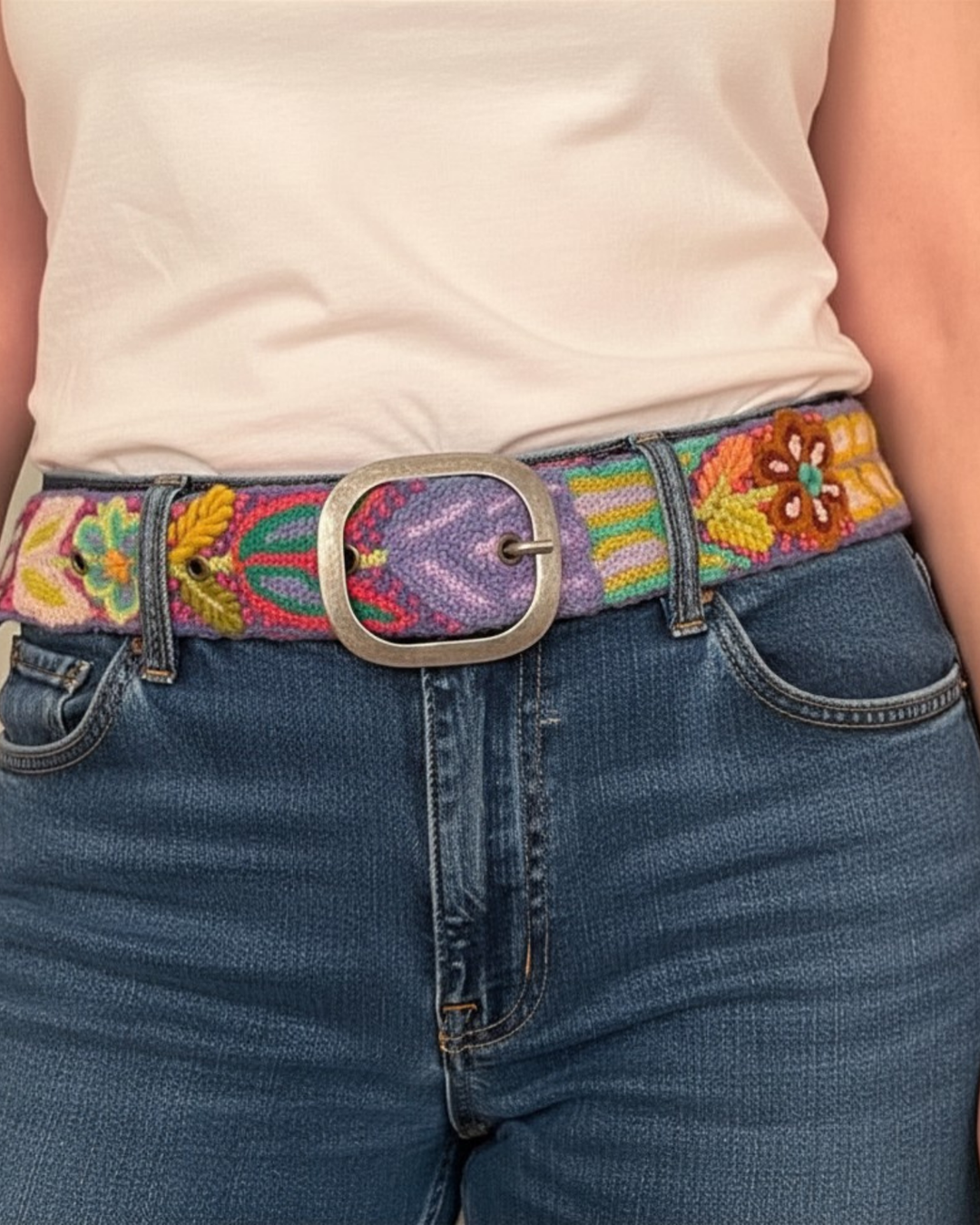 Folklorica Belt | Blue